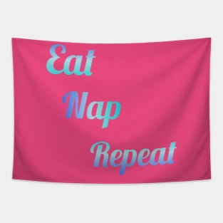 Eat, Nap, Repeat Tapestry