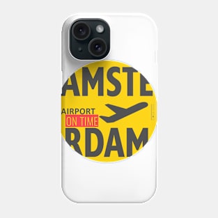 Amsterdam yellow Phone Case