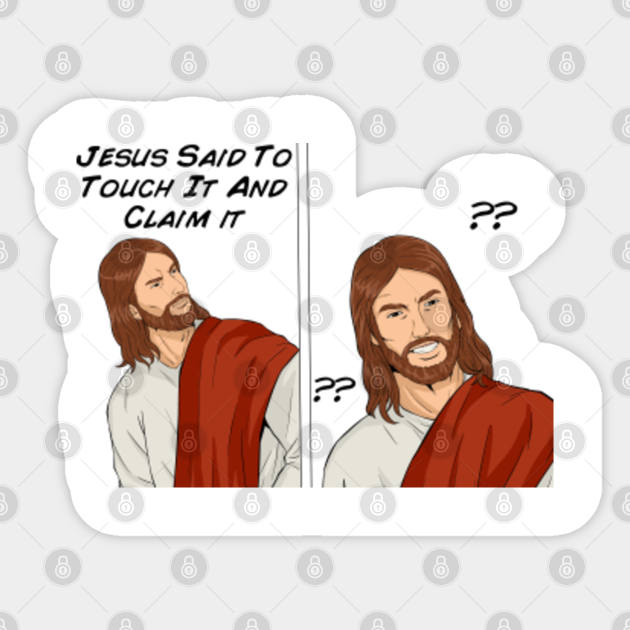 Confused Nick Young Jesus Meme Christian Clothing Autocollant Teepublic Fr