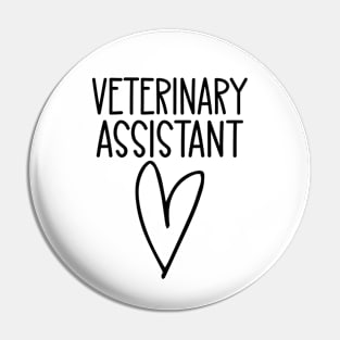 Veterinary Assistant Heart Pin