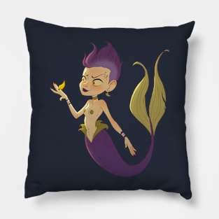 Evil Mermaid Pillow