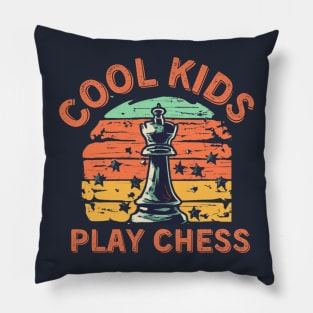 Chess Chessmen Chessboxing Gift for Cool Kids Pillow