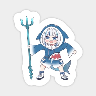 Gawr Gura Chibi Magnet