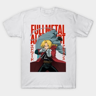 Fullmetal Alchemist Brotherhood Anime T Shirt 100% Algodão