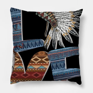 Love Native American Style Pillow