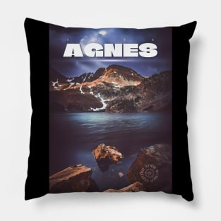 Lake Agnes Poster Pillow