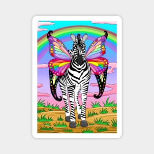 Zebra with Wings Magnet