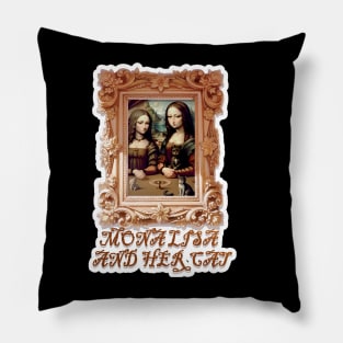 Mona Lisa and her cat Pillow