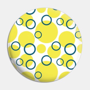 Yellow Circle Seamless Pattern 048#002 Pin