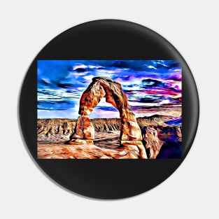 Arches National Park Utah Delicate Arch Landscape Pin