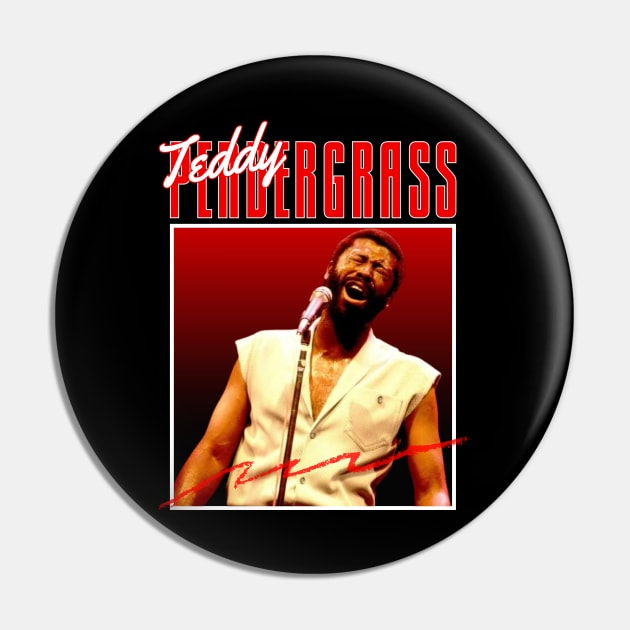 Teddy pendergrass///original retro Pin by DetikWaktu