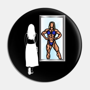 Becoming A Bodybuilder (Female Edition) Pin