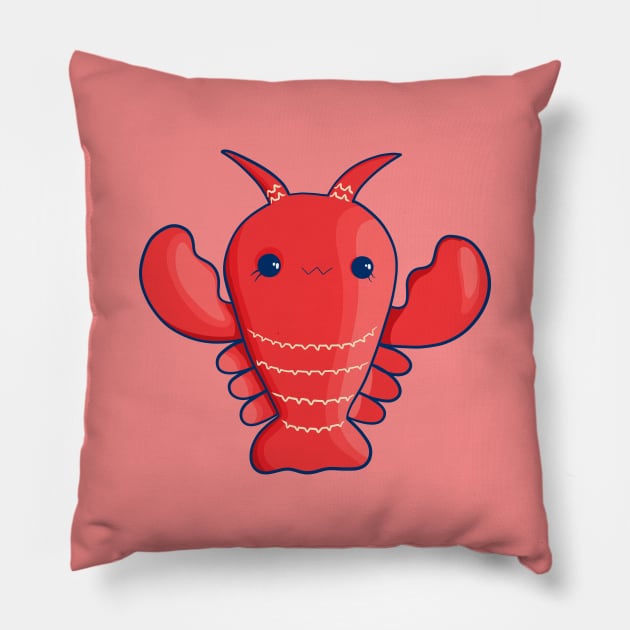 Cute lobster Pillow by Mimie20