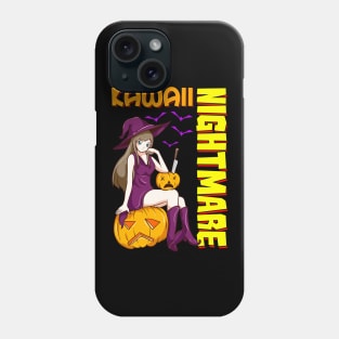 Kawaii Nightmare Halloween Anime Princess Witch Phone Case