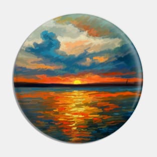 Sunset Impression Pin