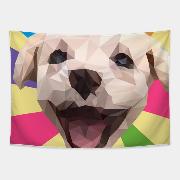 Golden Retriever Dog Face Tapestry by Family shirts