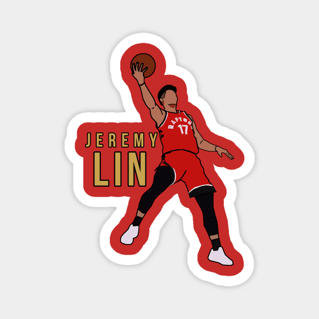 Jeremy Lin - Toronto Raptors Magnet by xavierjfong