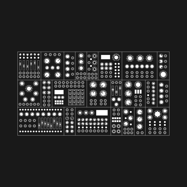 Modular Synthesizer 2 White by Atomic Malibu