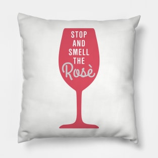 Stop and smell the rose Pillow