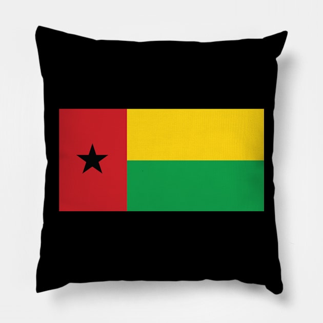 Guinea-Bissau Pillow by Wickedcartoons