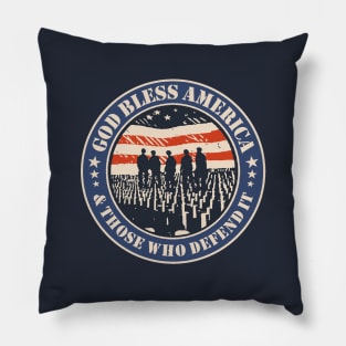 God Bless America Pillow