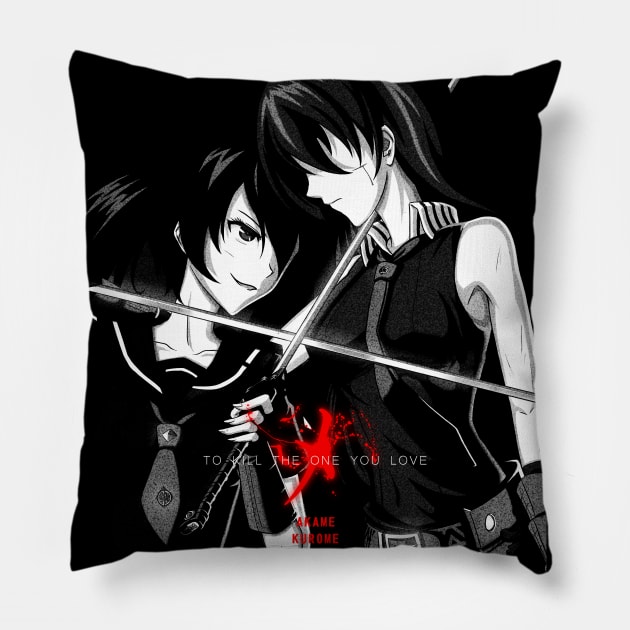 Akame Kurome Pillow by stingi