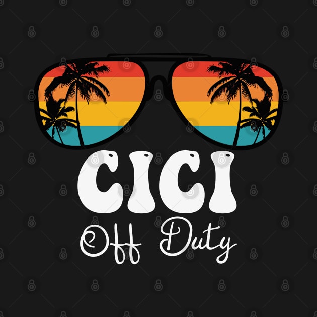 Cici Women Off Duty Sunglasses Grandma Hello Summer Sunset by TeeaxArt