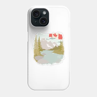 Canada mountains Phone Case