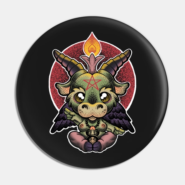 Baby Baph Color Pin by InkyMcStapleface