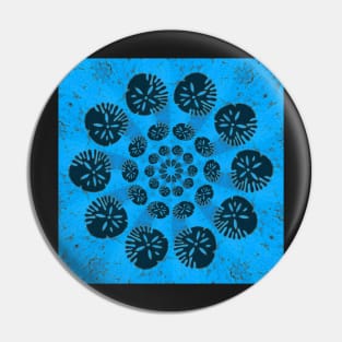 Blue kaleidoscope effect Pin