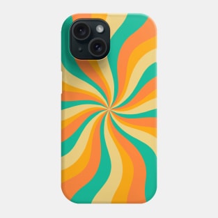 Retro Wavy 70s Hippie Phone Case