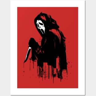 Scary Ghost Scary Ghost Face Art Board Print for Sale by anatim33