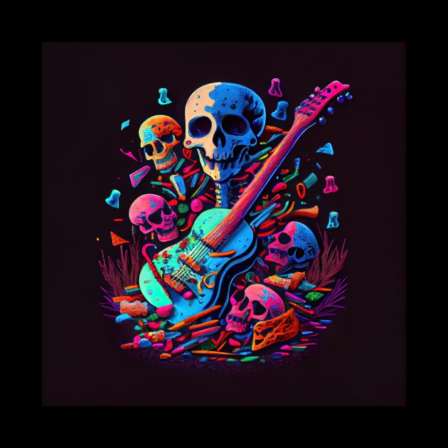 Buy A Guitar, Get a free Skull by seantwisted