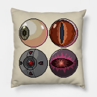 Pixel Isolated Eye Ball Pillow