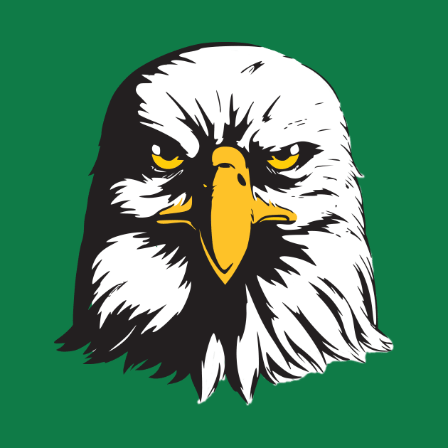 American eagle - bald eagle face design by Bravowear