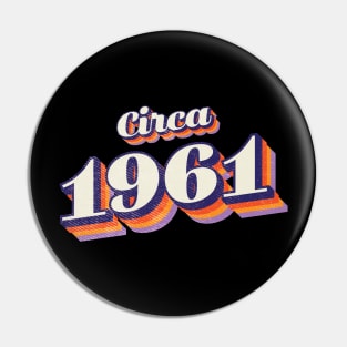 1961 Birthday Pin