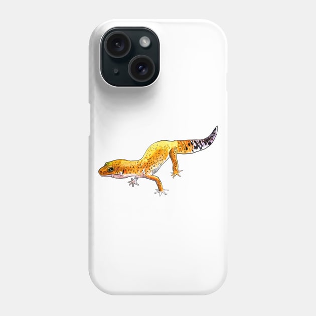 Gecko Phone Case by VicaVeresk