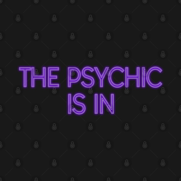 the psychic is in, purple by goblinbabe