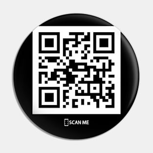 Not Grumpy Just My Face QR Pin