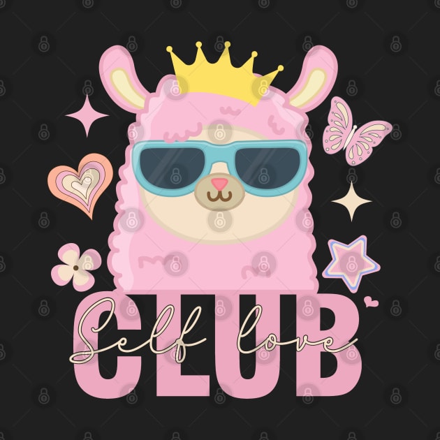 Self Love Club Llama by Annabelhut