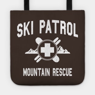 Ski Patrol - Mountain Rescue (vintage look) Tote