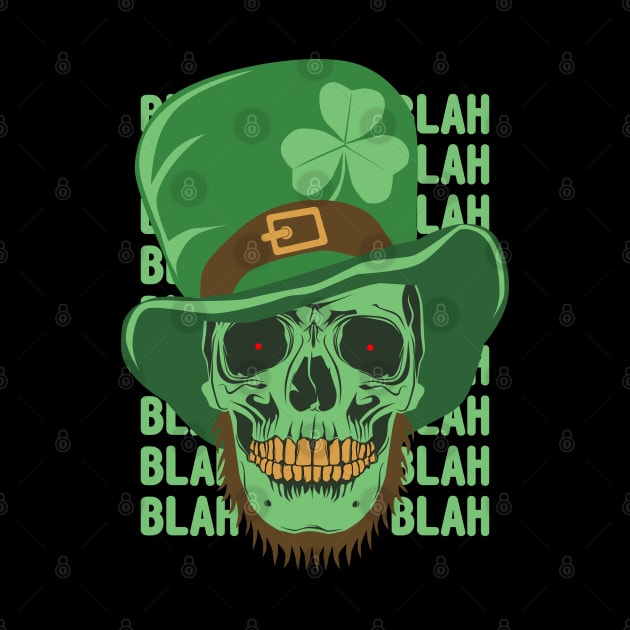 Skull Saint Patrick Day Shirt Happy St Patty's Day. by Ekenepeken