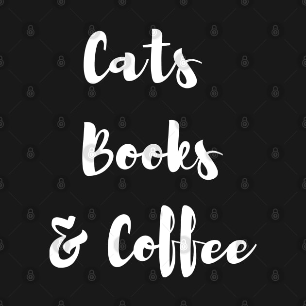 Cats, books and coffee by MotivaMatrix