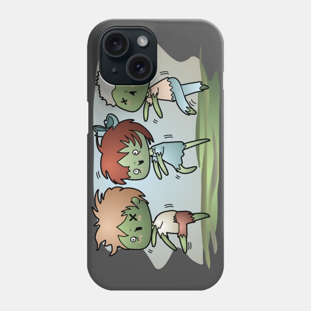 Kawaii Zombies Phone Case by LyddieDoodles