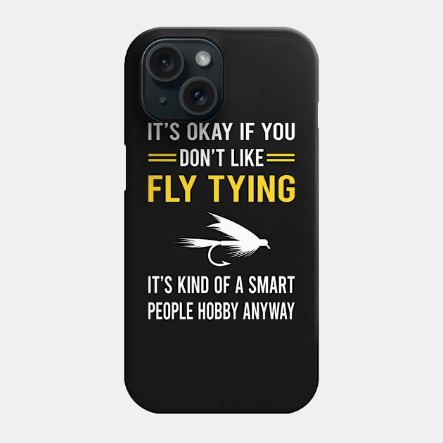 Smart People Hobby Fly Tying Phone Case by Bourguignon Aror