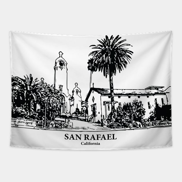 San Rafael - California Tapestry by Lakeric