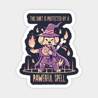 This Shirt is Protected by a PAWerful Spell Magnet