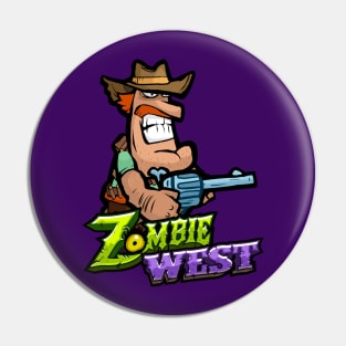 Zombie West Cowboy Pin