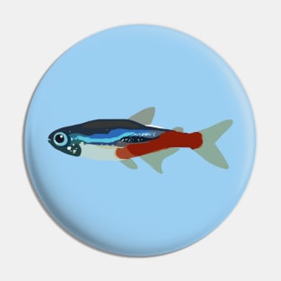 Neon Fish Pin