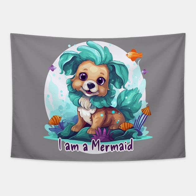 I am a Mermaid Tapestry by JessCrafts